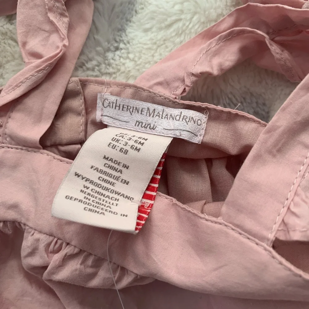 Catherine Malandrino Pink Floral Diaper Cover Set-NWT
